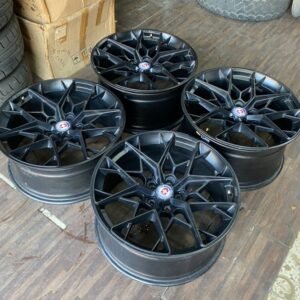 R20″ ORIGINAL HRE F10 WHEELS IN BLACK MATTE FINISHED